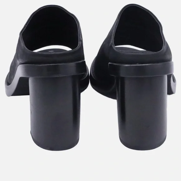 Ann Demeulemeester Clara Mule Sandal Heels - Black Leather Women’s Size 41 - Picture 5 of 10
